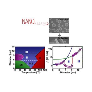 Real-Time Structural and Electrical Characterization of Metal-Insulator Transition in Strain-Modulated Single-Phase VO2 Wires with Controlled Diameters