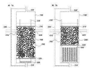 Bio-reactor capable of controlling volume of packed layer